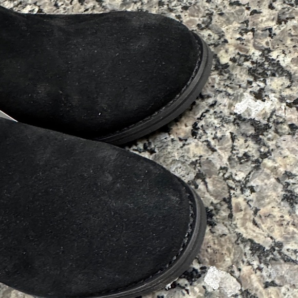 Aqua College waterproof Black Suede Ankle Boots NEW 6.5 - Picture 11 of 13